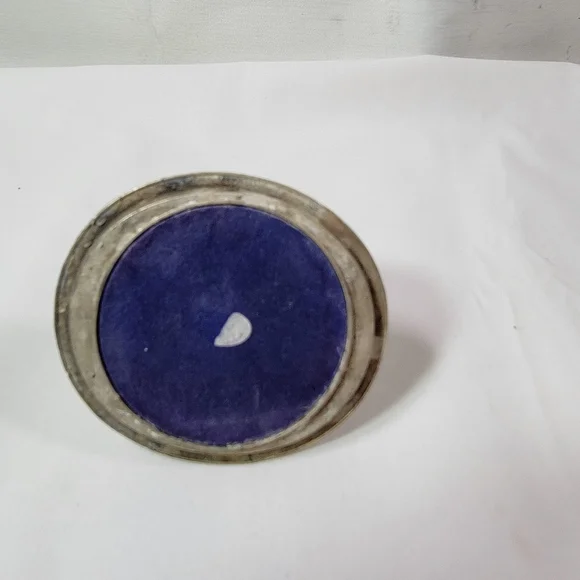 Vintage EP Zinc alloy silver cat ring and jewelry plate - Picture 3 of 9